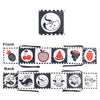 A set of sensory cloth books featuring various fruits and animals for babies with crinkle pages