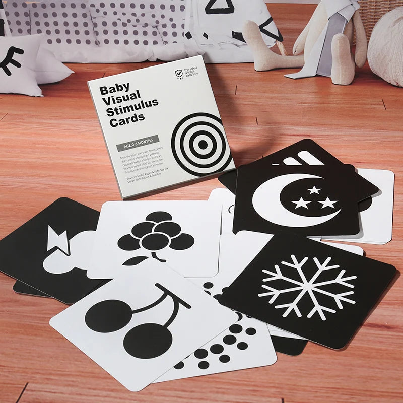 High-Contrast Baby Flash Cards for Visual Development