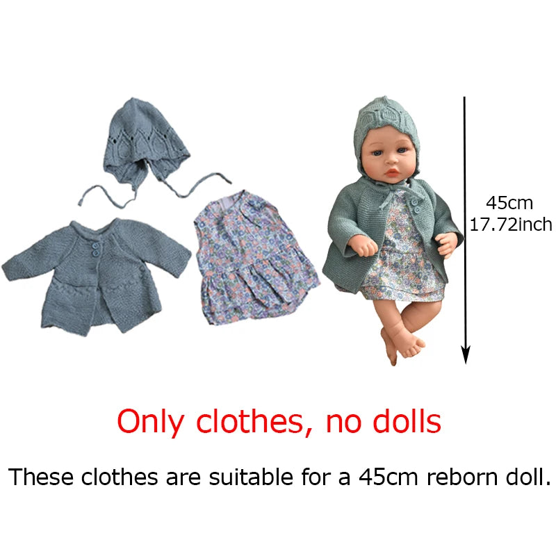 Adorable Outfit for 18-Inch Reborn Baby Dolls