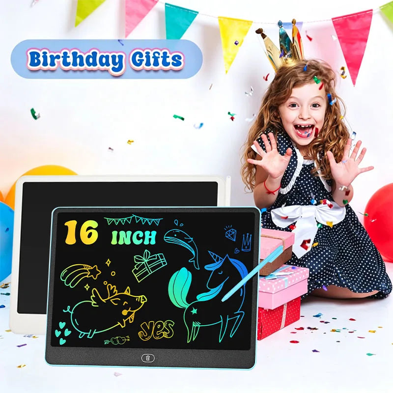 16-Inch LCD Writing Tablet for Kids (2-Pack)