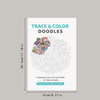 Adult Coloring Book: Detailed Trace & Doodle Pages