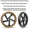 200mm PU Solid Scooter Wheels with ABEC-7 Bearings – Replacement for Razor & Adult Kick Scooters