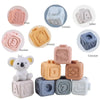Soft Silicone Building Blocks for Babies - Stacking & Teething Toy