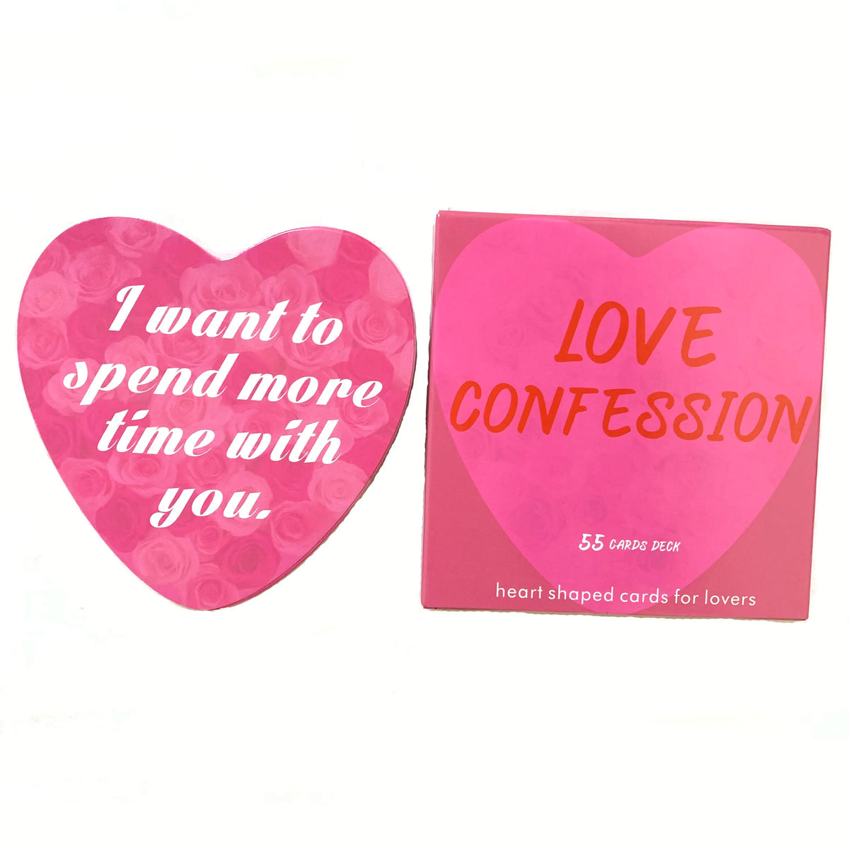 Love Confession Oracle Deck – 55 Heart-Shaped Cards for Romance & Self-Discovery