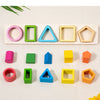 Montessori Wooden Sorting & Stacking Toy for Toddlers
