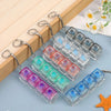 LED Crystal Keyboard Keychain Fidget Toy
