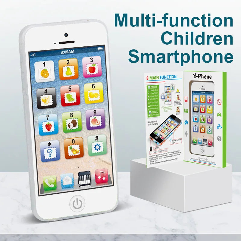 Interactive Learning Toy Phone for Kids – Numbers & Fruits