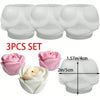 Rose Flower Silicone Mold Set for Candles, Soap, and Resin Crafts
