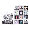 A digital cognition cloth book featuring numbers one through ten with cute animal illustrations.