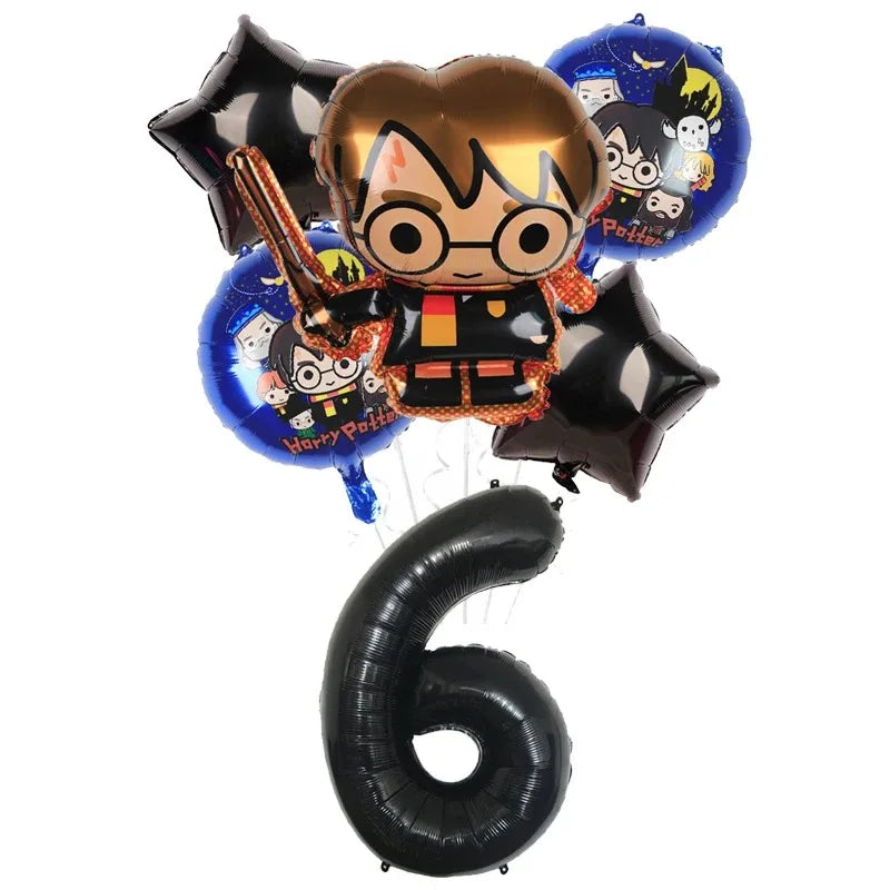Cartoon Themed Kids Party Decoration Set with Face Stickers, Gift Bags & Slap Bracelets