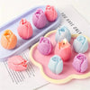 3D Tulip Flower Silicone Mold for Candle and Soap Making