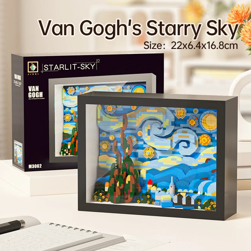 Art Masterpiece Building Block Set – Van Gogh, Starry Night & More