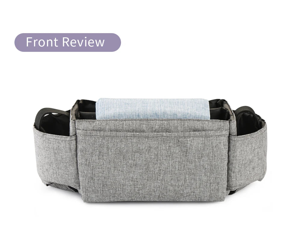 Insulated Diaper Bag with Thermal Bottle Pouch