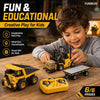 Miniature RC Forklift with Trailer and Bluetooth App Control