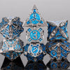 Metal Polyhedral Dice Set for Tabletop RPGs