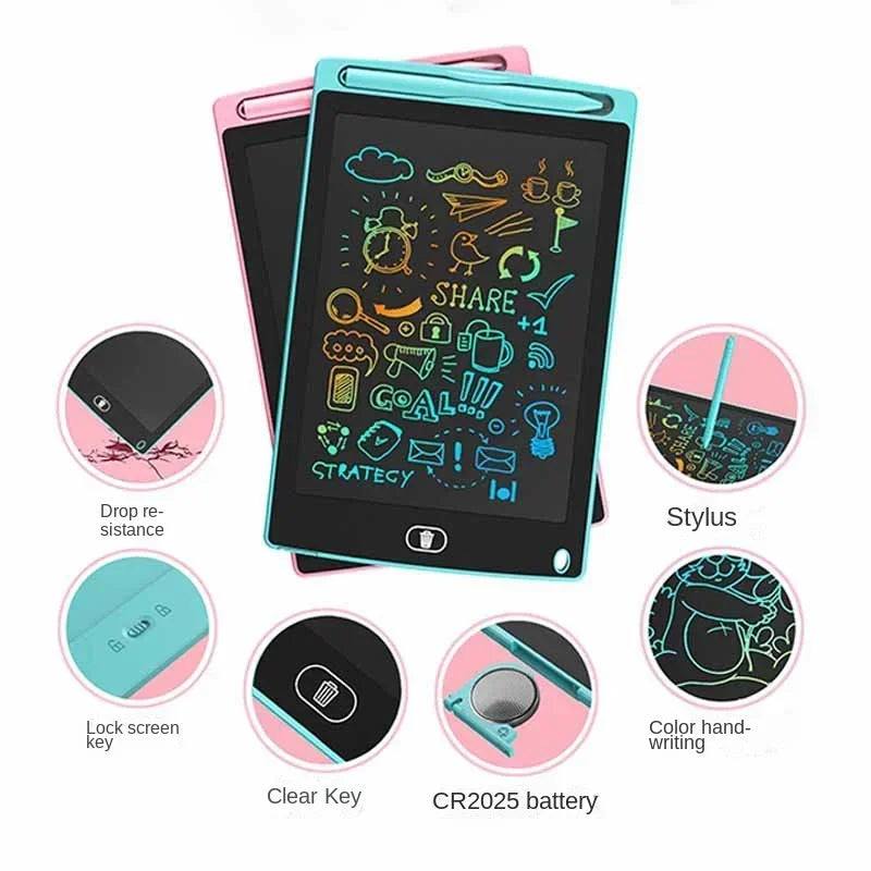 LCD Writing Tablet for Kids – 8.5 Inch Doodle Board