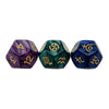 Astrology Divination Dice Set – 3 D12 Constellation Dice for Guidance and Insight