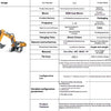Alloy & Plastic Remote Control Excavator Engineering Toy