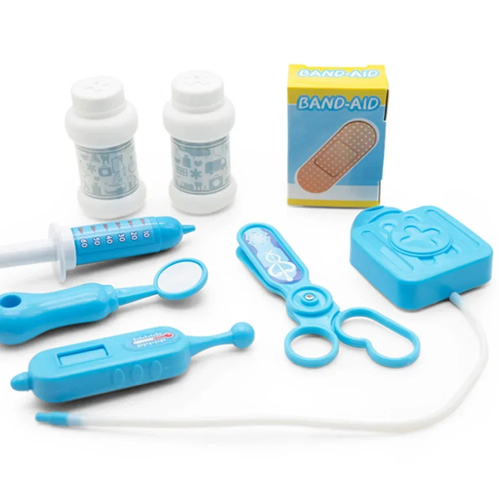 Kids Pretend Doctor Play Set with Portable Backpack Medical Kit