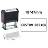 Customizable Self-Inking Rubber Stamp