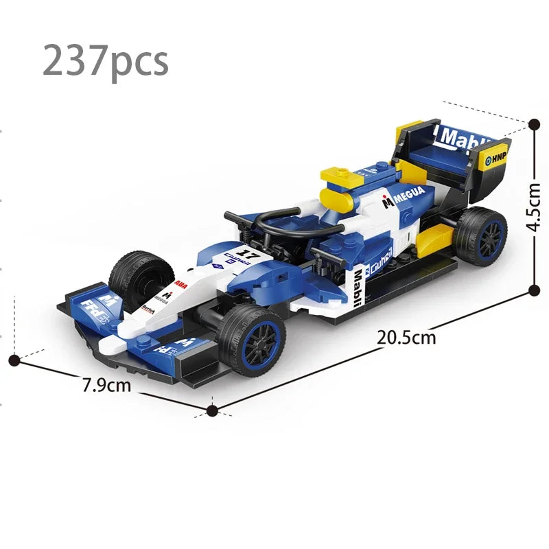 Supercar Model Building Block Kit