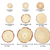 Natural Pine Wood Slices for DIY Crafts and Decor