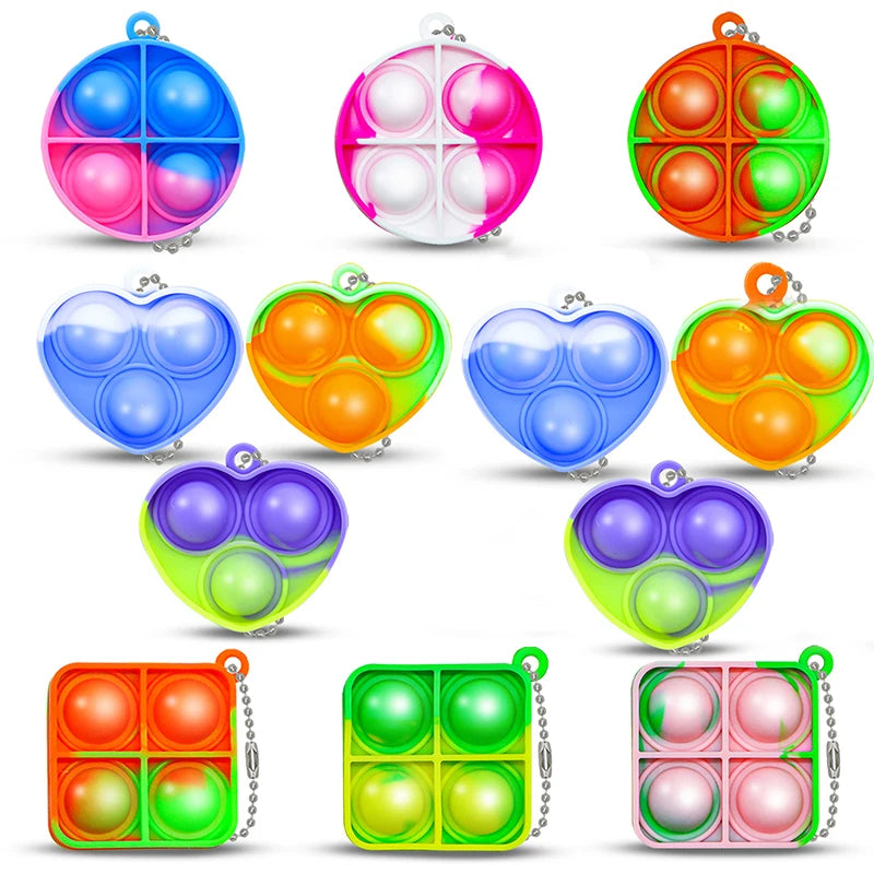 Mini Pop Keychain Fidget Sensory Toys