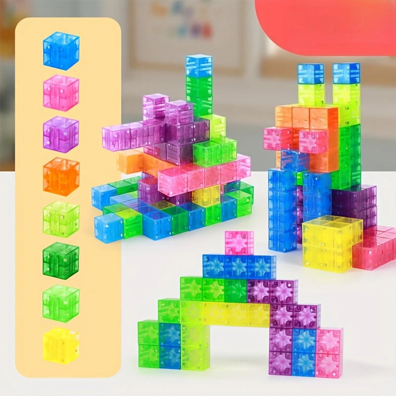 Magnetic Building Blocks – Colorful STEM Construction Set for Kids