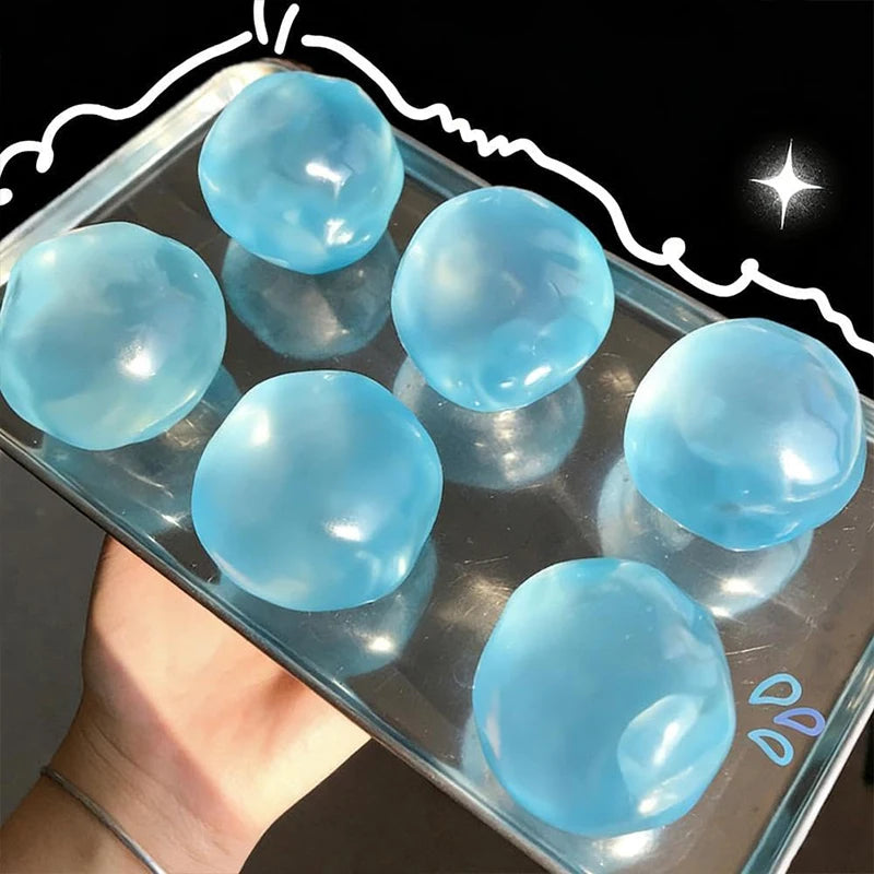 Squishy Coconut Oil Stress Ball – Handmade Sensory Fidget Toy