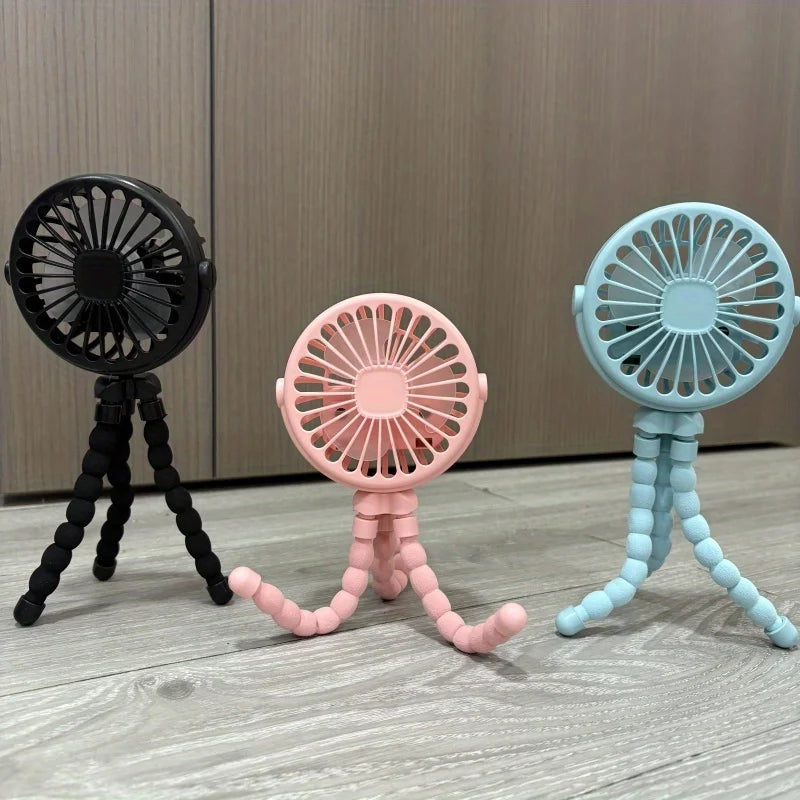 Flexible Mini USB Fan with Tripod Stand
