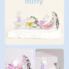 Miffy Dream Keychain blind box featuring a pink rabbit charm and a clear star accessory.