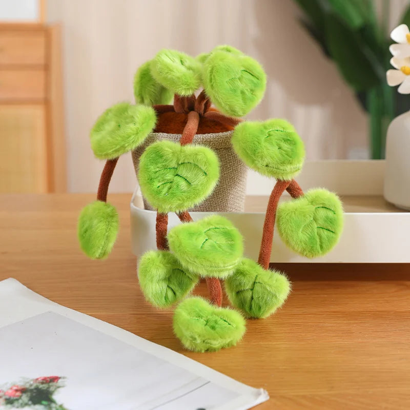 Lifelike Pothos Plush Plant – Soft Home Decor Accent