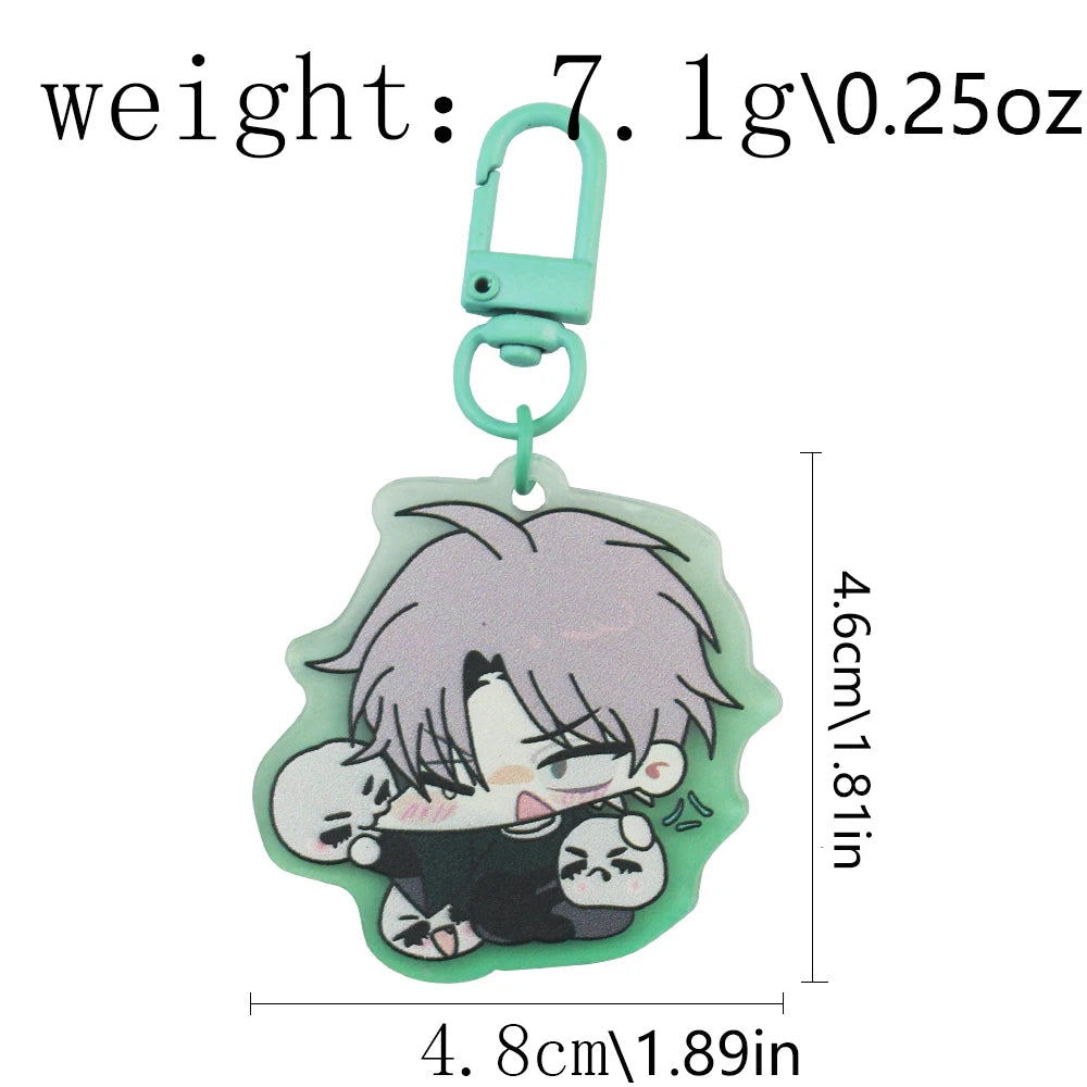 Cartoon Alien Stage Ivan & Till Acrylic Keychain