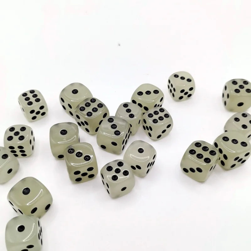 Glow-in-the-Dark Dice Set of 10