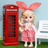 Posable Princess Doll with Outfit and Shoes