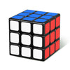 A 3x3 magic cube puzzle with alternating blue and red faces, shown from an angle.