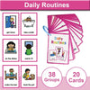 Montessori English Word Learning Cards for Kids