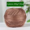 Mercerized Cotton Lace Yarn – Soft, Smooth & Ideal for Summer Knitting