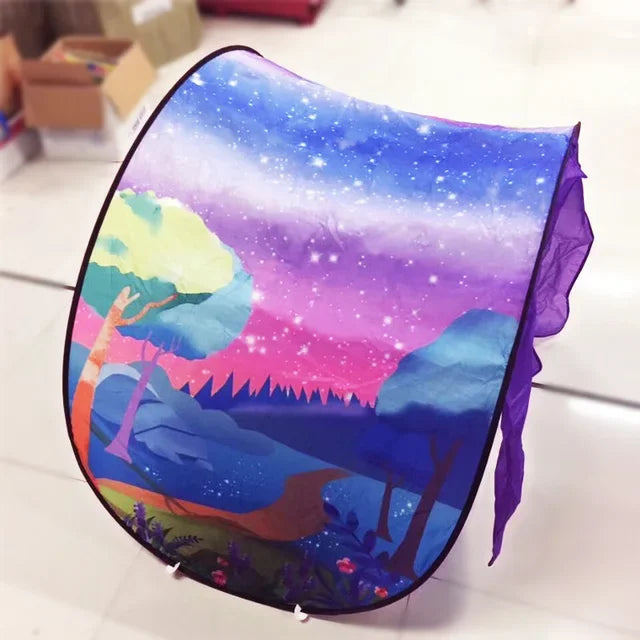 Kids Pop-Up Play Tent with Soothing Light