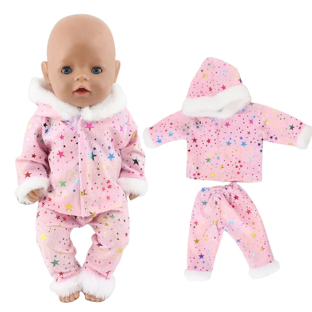 Cute 2-Piece Romper Outfit for 17-Inch Reborn Baby Dolls