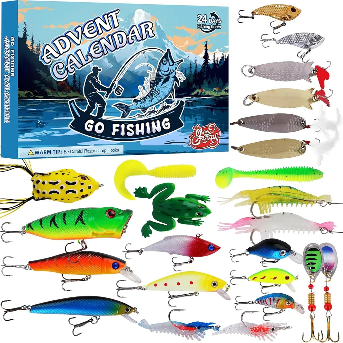 Fishing Lure Advent Calendar – 24 Days of Tackle Surprises