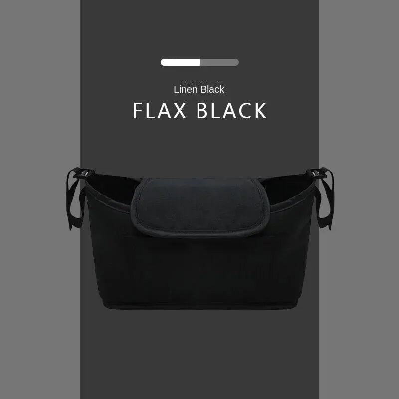 Large-Capacity Stroller Organizer Bag with Cup Holders