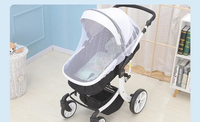 Universal Mosquito Net Cover for Baby Stroller and Crib