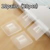Clear Double-Sided Adhesive Wall Hooks
