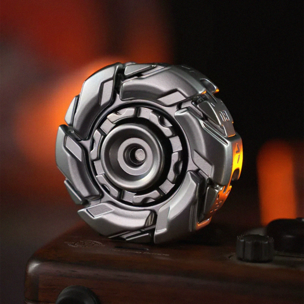 Stainless Steel Cranky Fidget Spinner for Focus and Stress Relief