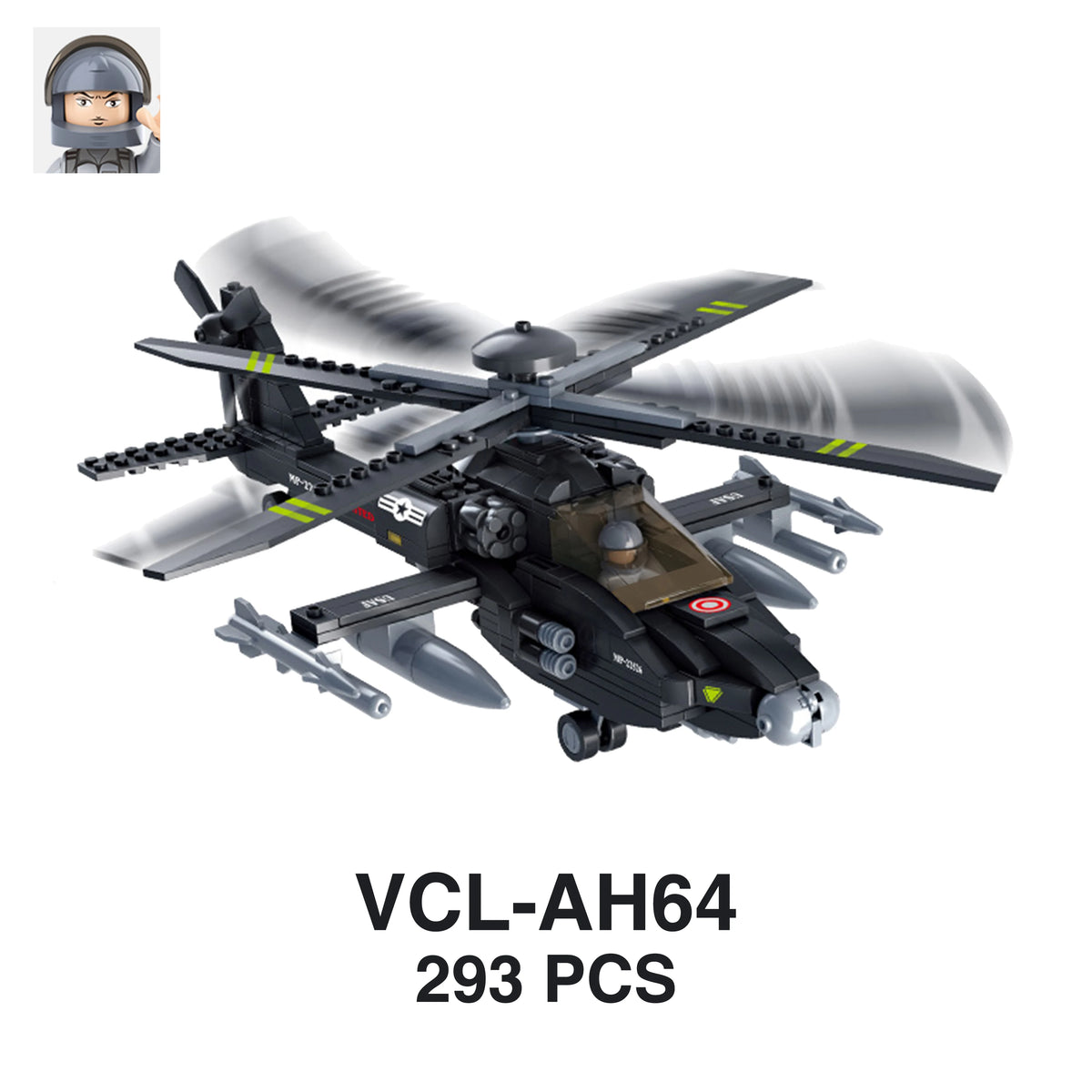 Military Hummer Tank Building Blocks Set