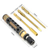 A set of precision hex screwdrivers for RC vehicles, featuring various sizes and lengths.