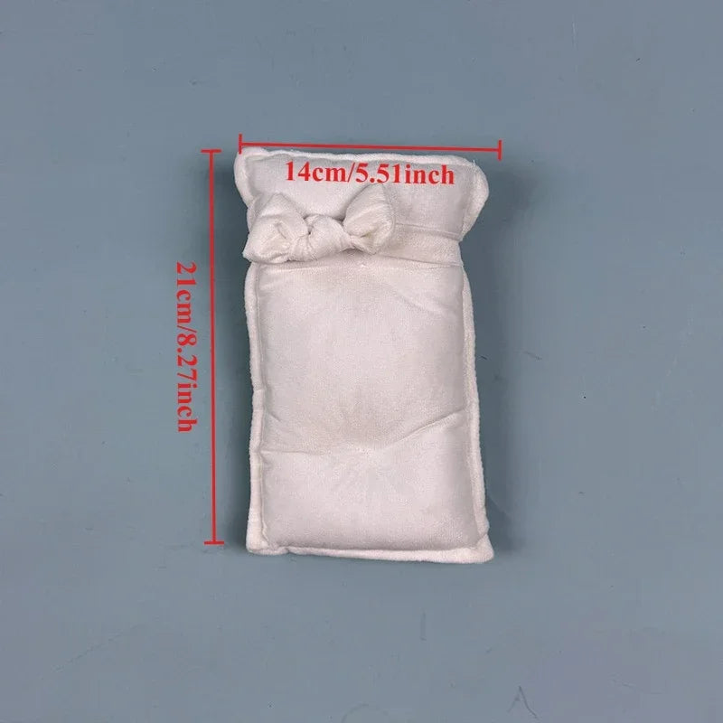 Hand-Knitted Newborn Romper and Hat Set for Photo Sessions