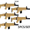 SWAT Soldier Accessories Building Block Set with Laptop and Weapons