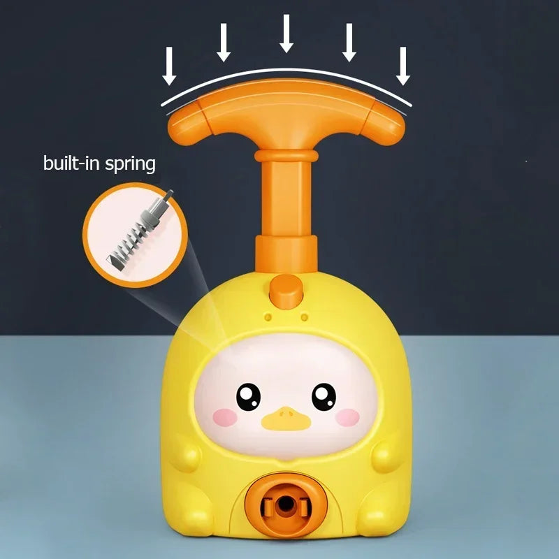 Balloon-Powered Car Science Toy with Launcher Tower